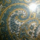 Ralph Lauren NORTHLAKE PAISLEY Harbor QUEEN FLAT Sheet