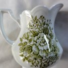Royal Staffordshire J&G Meakin MILK CREAMER AVONDALE Green Ironstone England MINT Cond.