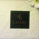 Ralph Lauren WILTSHIRE ARGYLE Off-White Cream QUEEN EXTRA DEEP FITTED Sheet 18in NEW