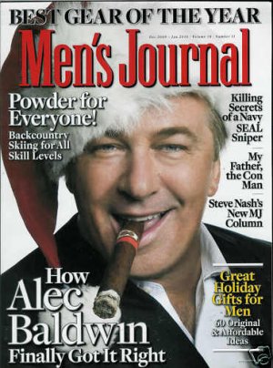 MEN'S JOURNAL MAGAZINE DEC / JAN 2010 ALEC BALDWIN