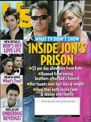 US WEEKLY MAGAZINE JUN E 8, 2009  JON & KATE, ROB PATTINSON
