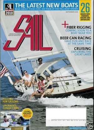 SAIL MAGAZINE SEPTEMBER 2009 THE LATEST NEW BOATS