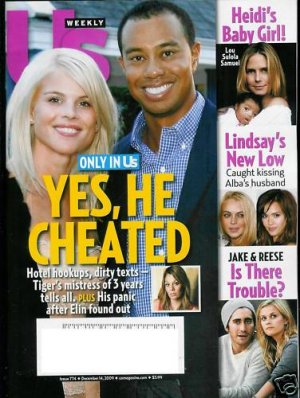 US WEEKLY MAGAZINE DECEMBER 14, 2009 TIGER WOODS