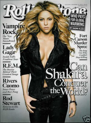 ROLLING STONE MAGAZINE NOVEMBER 12, 2009 SHAKIRA