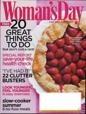 WOMAN'S DAY MAGAZINE JUNE 2, 2009