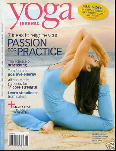 YOGA JOURNAL MAGAZINE AUGUST 2009 NICKI DOANE