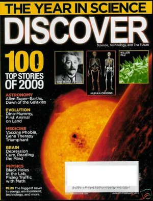 DISCOVER MAGAZINE JAN / FEB 2010 - TOP STORIES OF 2009