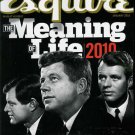 ESQUIRE MAGAZINE JANUARY 2010 THE MEANING OF LIFE