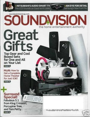 SOUND & VISION MAGAZINE DECEMBER 2009