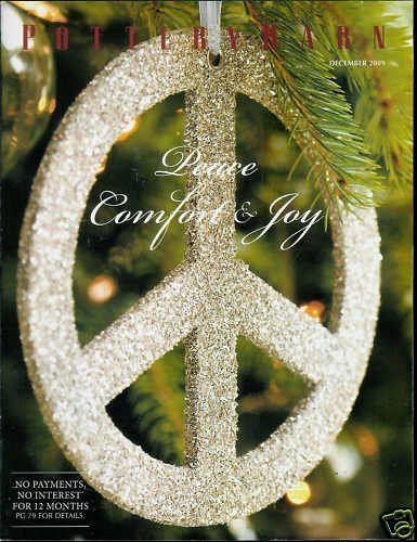POTTERY BARN CATALOG DECEMBER 2009