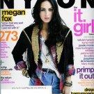 NYLON MAGAZINE OCTOBER 2009 MEGAN FOX