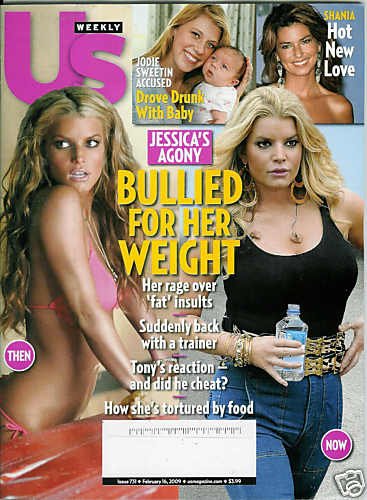 US WEEKLY MAGAZINE FEBRUARY 16, 2009 JESSICA SIMPSON