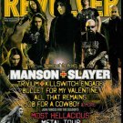 REVOLVER MAGAZINE AUGUST 2009 MANSON + SLAYER