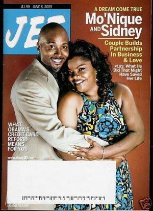 JET MAGAZINE JUNE 8, 2009 MO'NIQUE AND SIDNEY