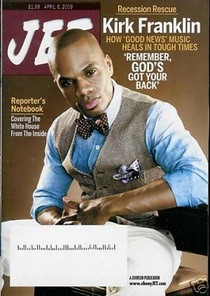 JET MAGAZINE APRIL 6, 2009 KIRK FRANKLIN