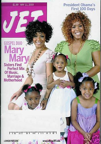 JET MAGAZINE MAY 11, 2009 GOSPEL DUO MARY MARY