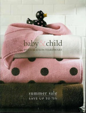 RESTORATION HARDWARE BABY & CHILD SUMMER SALE 2009