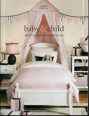 RESTORATION HARDWARE CATALOG BABY & CHILD HOLIDAY 2009