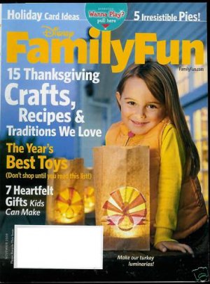 FAMILY FUN MAGAZINE NOVEMBER 2009
