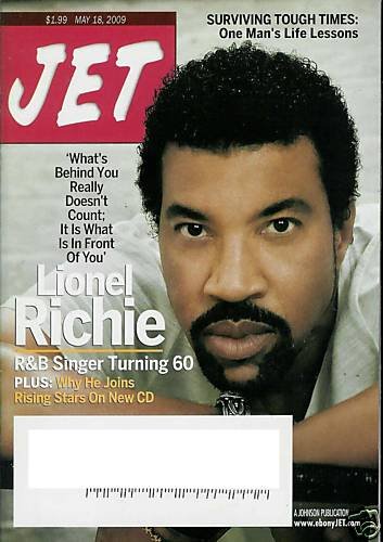 JET MAGAZINE MAY 18, 2009 LIONEL RICHIE