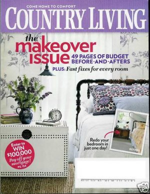 COUNTRY LIVING MAGAZINE SEPTEMBER 2009