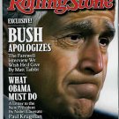 ROLLING STONE MAGAZINE JANUARY 22, 2009 GEORGE BUSH