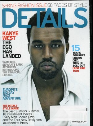 DETAILS MAGAZINE MARCH 2009 KANYE WEST