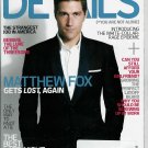DETAILS MAGAZINE JANUARY / FEBRUARY 2009 MATTHEW FOX