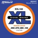 D'Addario EXL 160 Medium guage Strings