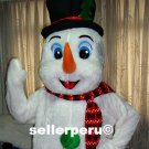 NEW ADULT SNOW MAN DELUXE COSTUME MASCOT