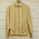 Vintage 60s Gold Lurex Alfred Shaheen Blouse  BEST OFFER