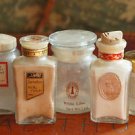 Vintage 30s 40s Art Deco Perfume Powder Bottles Vanity Decor BEST OFFER
