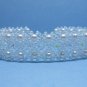 Swarovski White Pearl Bridal Bracelet, Woven Bridal Bracelet, Swarovski Crystal Bridal Bracelet
