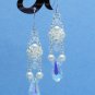 Swarovski Cream Pearl Bridal Earrings, Woven Bridal Earrings, Earrings for Bride, Bridal Earrings