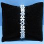 Swarovski White Pearl Bridal Bracelet, Woven Bridal Bracelet, Swarovski Crystal Bridal Bracelet