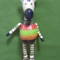 Hanging Wooden Zebra