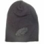 Philadelphia Eagles Black Tonal Knit Beanies