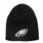 Philadelphia Eagles Solid Black Beanies