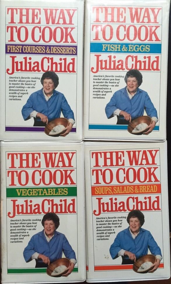 Julia Child The Way to Cook VHS Fish Egg Vegetable Soup Salad Bread 1st Course