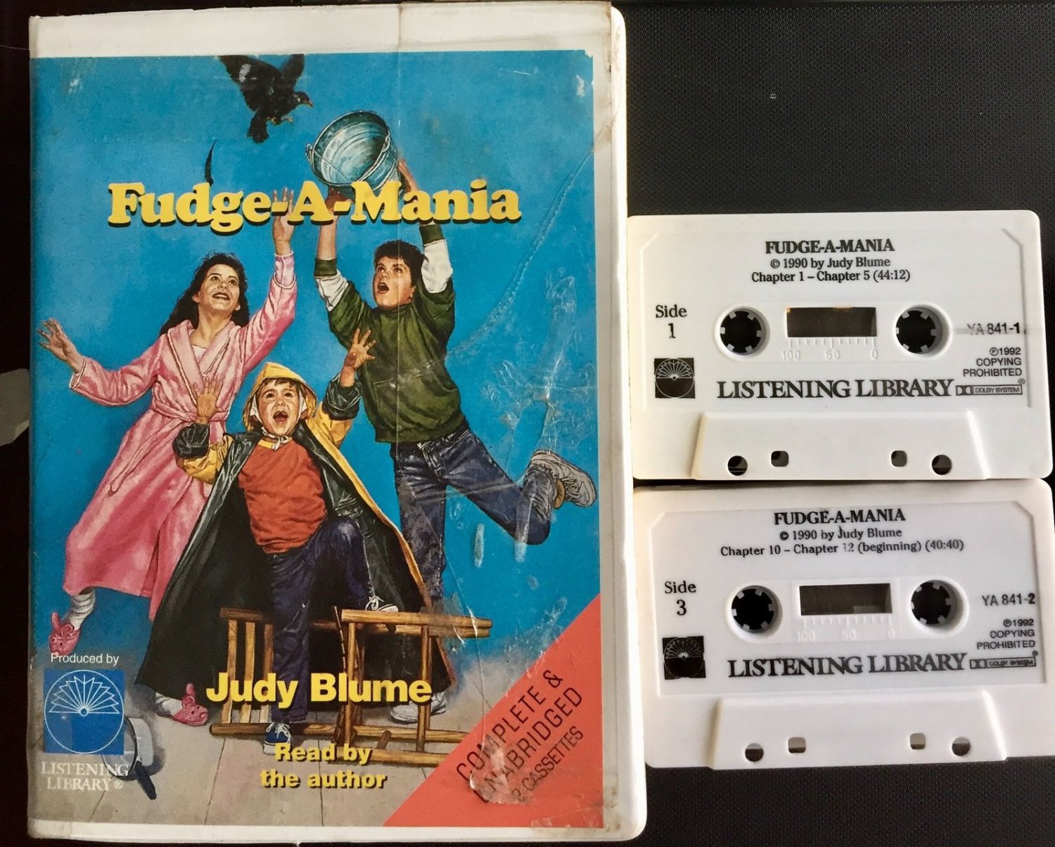 FudgeAMania Audio Cassette Book Judy Blume 1990