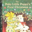 The Poky Little Puppy's First Christmas Little Golden book 1993 Korman