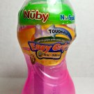 Nuby No Spill Easy Grip Cup Step 2 Pink 10 ounces Touch Flo Valve New Sealed