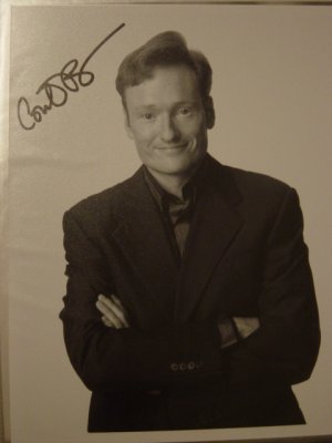Conan O'Brien 8x10 Signed