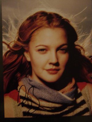 Drew Barrymoore 5x7 Signed