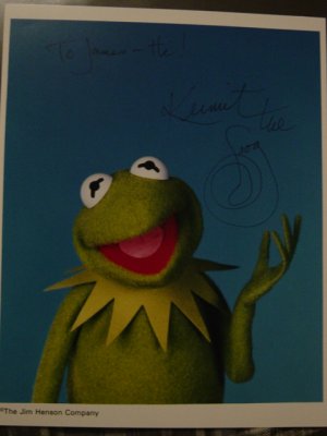 Kermit the Frog 8x10 Signed