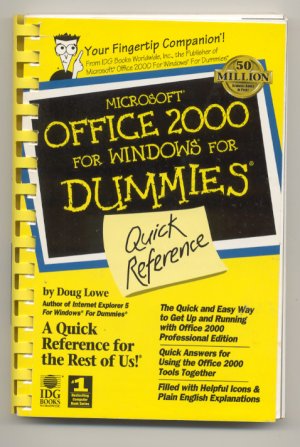 Microsoft Office 2000 For Windows For Dummies Book