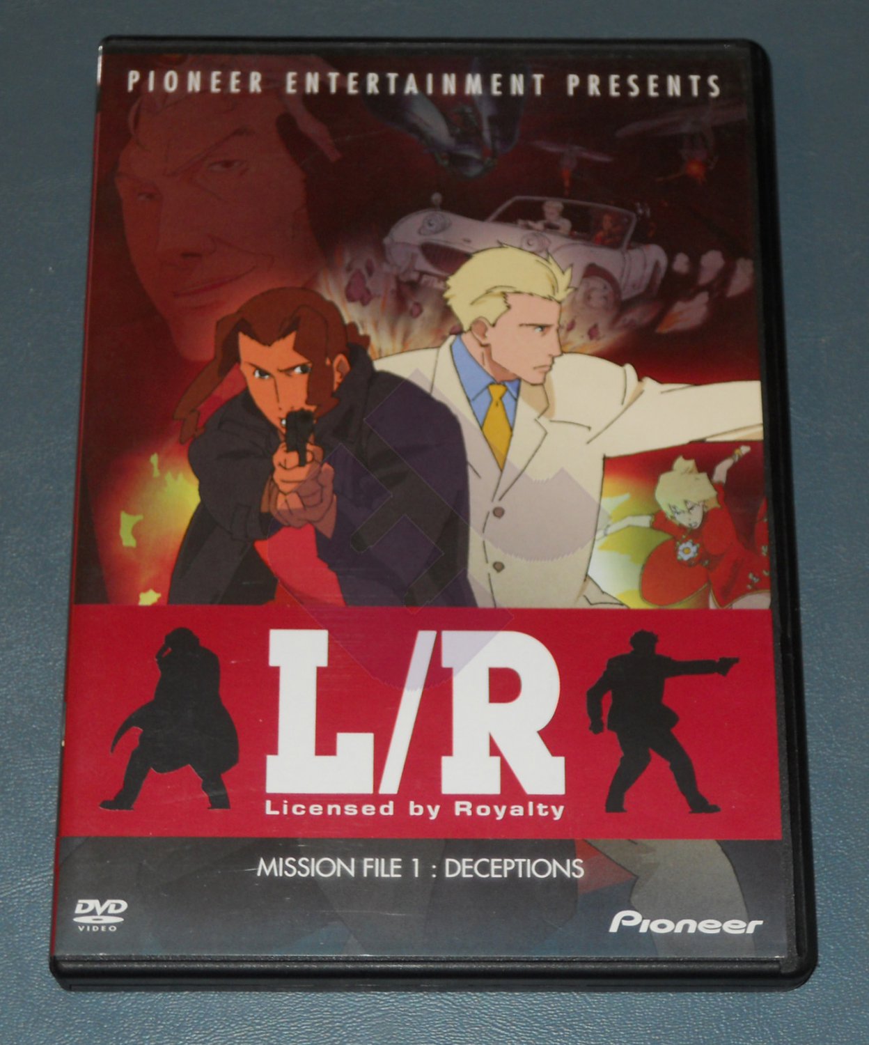 L R Licensed By Royalty Mission File 1 Deceptions Dvd Anime