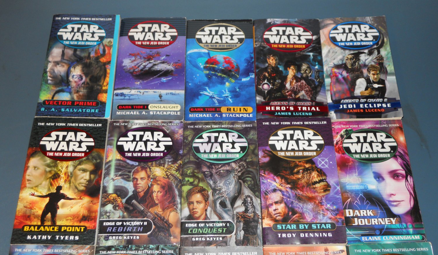 Star Wars Njo New Jedi Order Books Book Novel Novels Lot Series St