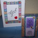 TEACHER APPRECIATION CARD w/DRINK MIX