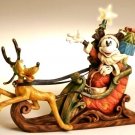 Disney Mickey & Pluto Sleigh - LIGHTED